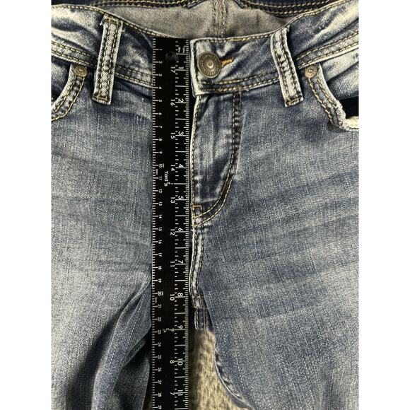 Silver Jeans Women 30 Elyse Ankle Skinny Low Rise - Picture 4 of 10